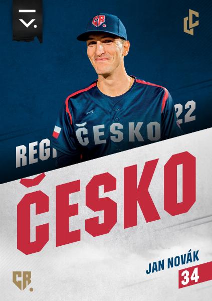 Novák Jan 2023 LC Czech Baseball Extraleague Česko 2022 #R-18