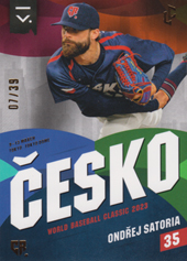Satoria Ondřej 2023 LC Czech Baseball Extraleague Česko 2023 Leather #T-24