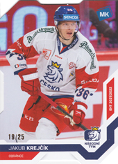 Krejčík Jakub 2022 MK Reprezentace Die Cut #16