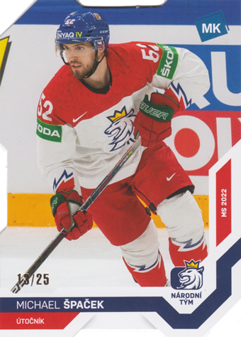 Špaček Michael 2022 MK Reprezentace Die Cut #53