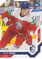 Vrána Jakub 2022 MK Reprezentace Die Cut #56