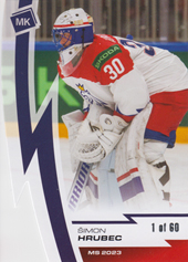 Hrubec Šimon 2023 MK Reprezentace Die Cut #61