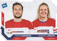Kundrátek Lásková 2022 MK Reprezentace Die Cut #82
