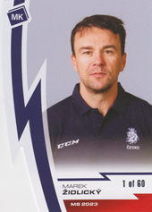 Židlický Marek 2023 MK Reprezentace Die Cut #82