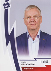 Jalonen Kari 2023 MK Reprezentace Die Cut #83