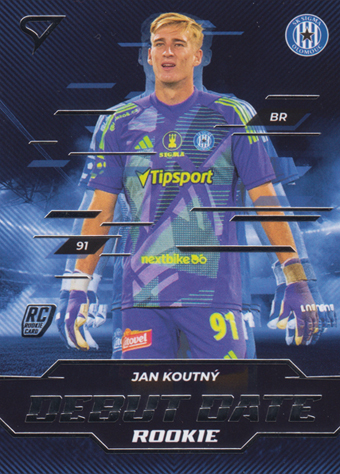 Koutný Jan 24-25 Chance Liga Debut Date Rookie #DD-5