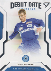 Rozehnal David 20-21 Fortuna Liga Debut Date Flashback #DF8