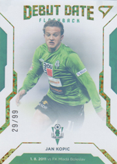 Kopic Jan 20-21 Fortuna Liga Debut Date Flashback Limited #DF5