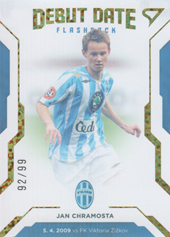 Chramosta Jan 20-21 Fortuna Liga Debut Date Flashback Limited #DF7