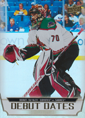 Vejmelka Karel 22-23 Upper Deck Debut Dates Gold #DD-16