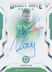 Vais Jonáš 20-21 Fortuna Liga Debut Date Rookie Auto #DR1