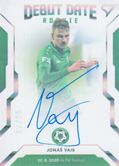 Vais Jonáš 20-21 Fortuna Liga Debut Date Rookie Auto #DR1