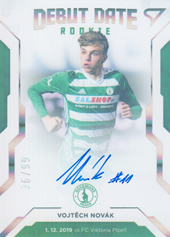 Novák Vojtěch 20-21 Fortuna Liga Debut Date Rookie Auto #DR5