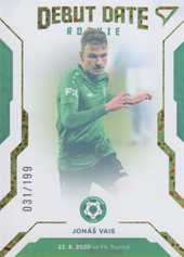 Vais Jonáš 20-21 Fortuna Liga Debut Date Rookie Limited #DR1