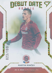 Minchev Martin 20-21 Fortuna Liga Debut Date Rookie Limited #DR3