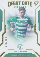 Novák Vojtěch 20-21 Fortuna Liga Debut Date Rookie Limited #DR5