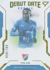 Sor Yira 20-21 Fortuna Liga Debut Date Rookie Limited #DR6