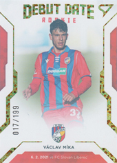 Míka Václav 20-21 Fortuna Liga Debut Date Rookie Limited #DR9