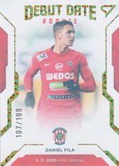 Fila Daniel 20-21 Fortuna Liga Debut Date Rookie Limited #DR11