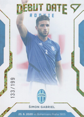 Gabriel Šimon 20-21 Fortuna Liga Debut Date Rookie Limited #DR13