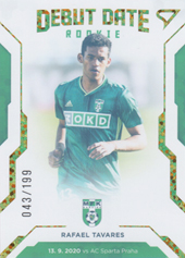 Tavares Rafael 20-21 Fortuna Liga Debut Date Rookie Limited #DR14