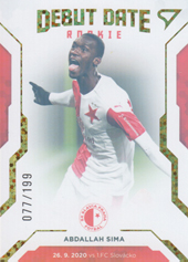 Sima Abdallah 20-21 Fortuna Liga Debut Date Rookie Limited #DR16