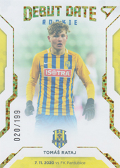 Rataj Tomáš 20-21 Fortuna Liga Debut Date Rookie Limited #DR18