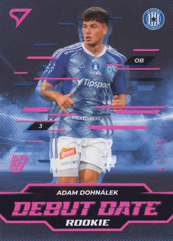 Dohnálek Adam 24-25 Chance Liga Debut Date Rookie Pink #DD-6