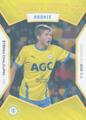 Chaloupek Štěpán 21-22 Fortuna Liga Debut Date Rookie Limited #DR16
