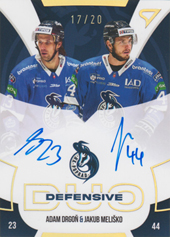 Drgoň Meliško 22-23 Tipos Extraliga Defensive Duo Auto #DDS-DM