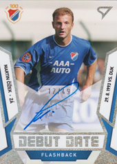 Čížek Martin 22-23 Fortuna Liga Debut Date Flashback Auto #DFS-MC