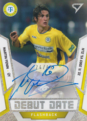Fenin Martin 22-23 Fortuna Liga Debut Date Flashback Auto #DFS-MF