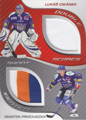 Cikánek Procházka 09-10 OFS Plus Double Jersey Identical Cards #J-06