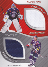 Pinc Nedvěd 09-10 OFS Plus Double Jersey Identical Cards #J-07