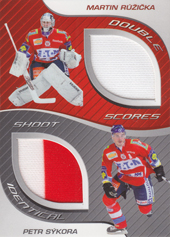 Růžička Sýkora 09-10 OFS Plus Double Jersey Identical Cards #J-09