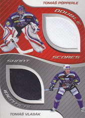 Pöpperle Vlasák 09-10 OFS Plus Double Jersey Identical Cards #J-10