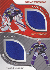 Pöpperle Vlasák 09-10 OFS Plus Double Jersey Identical Cards #J-10