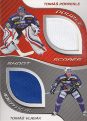 Pöpperle Vlasák 09-10 OFS Plus Double Jersey Identical Cards #J-10