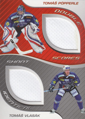 Pöpperle Vlasák 09-10 OFS Plus Double Jersey Identical Cards #J-10