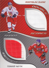 Olesz Netík 09-10 OFS Plus Double Jersey Identical Cards #J-12