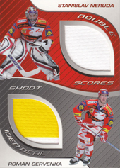 Neruda Červenka 09-10 OFS Plus Double Jersey Identical Cards #J-13
