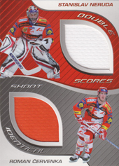 Neruda Červenka 09-10 OFS Plus Double Jersey Identical Cards #J-13
