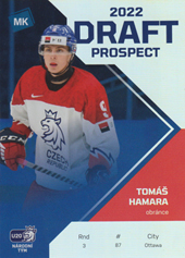 Hamara Tomáš 2022 MK Reprezentace Draft Prospect #DP-4