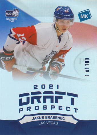 Brabenec Jakub 2021 MK Reprezentace Draft Prospects #DP4
