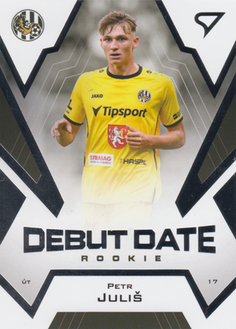 Juliš Petr 23-24 Fortuna Liga Debut Date Rookie #DR-9