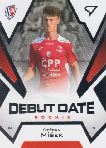 Míšek Štěpán 23-24 Fortuna Liga Debut Date Rookie #DR-19