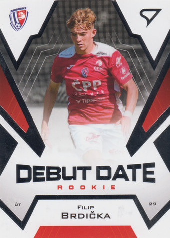 Brdička Filip 23-24 Fortuna Liga Debut Date Rookie #DR-20