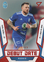 Kušej Vasil 22-23 Fortuna Liga Debut Date Rookie Limited #DR-10