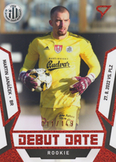Janáček Martin 22-23 Fortuna Liga Debut Date Rookie Limited #DR-14