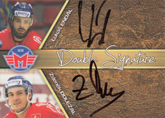 Endál Doležal 18-19 Premium Cards Double Signature #DS-02